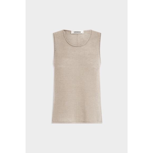 Venroy Knitted Tank - S - Navy - Picture 5 of 6